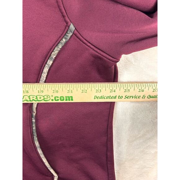 Under Armour Hoodie Women's 2XL XXL Storm Purple Camo Pullover Sweatshirt Fleece - Picture 4 of 8